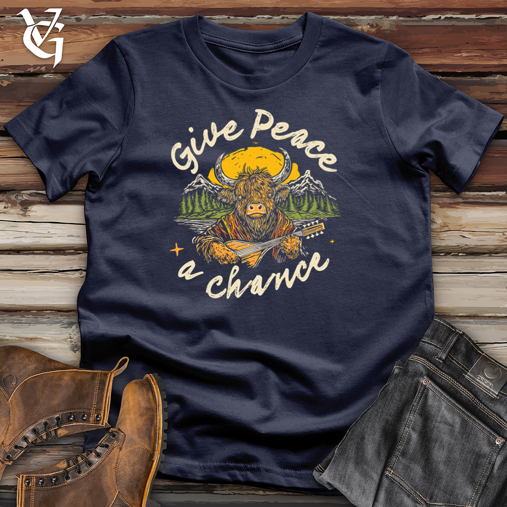 Give Peace A Chance Bison Softstyle Tee