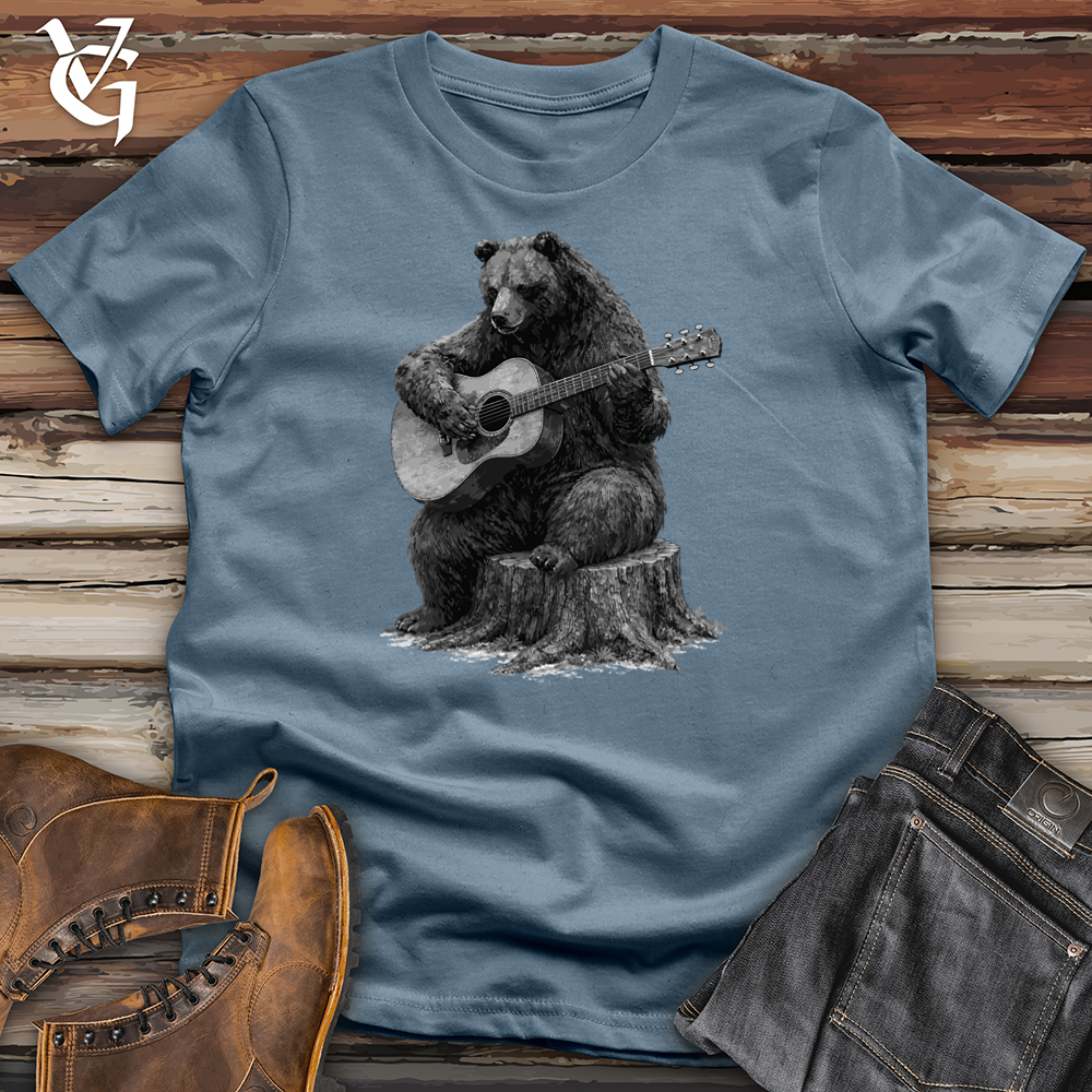 Bear Playing Guitar Softstyle Tee