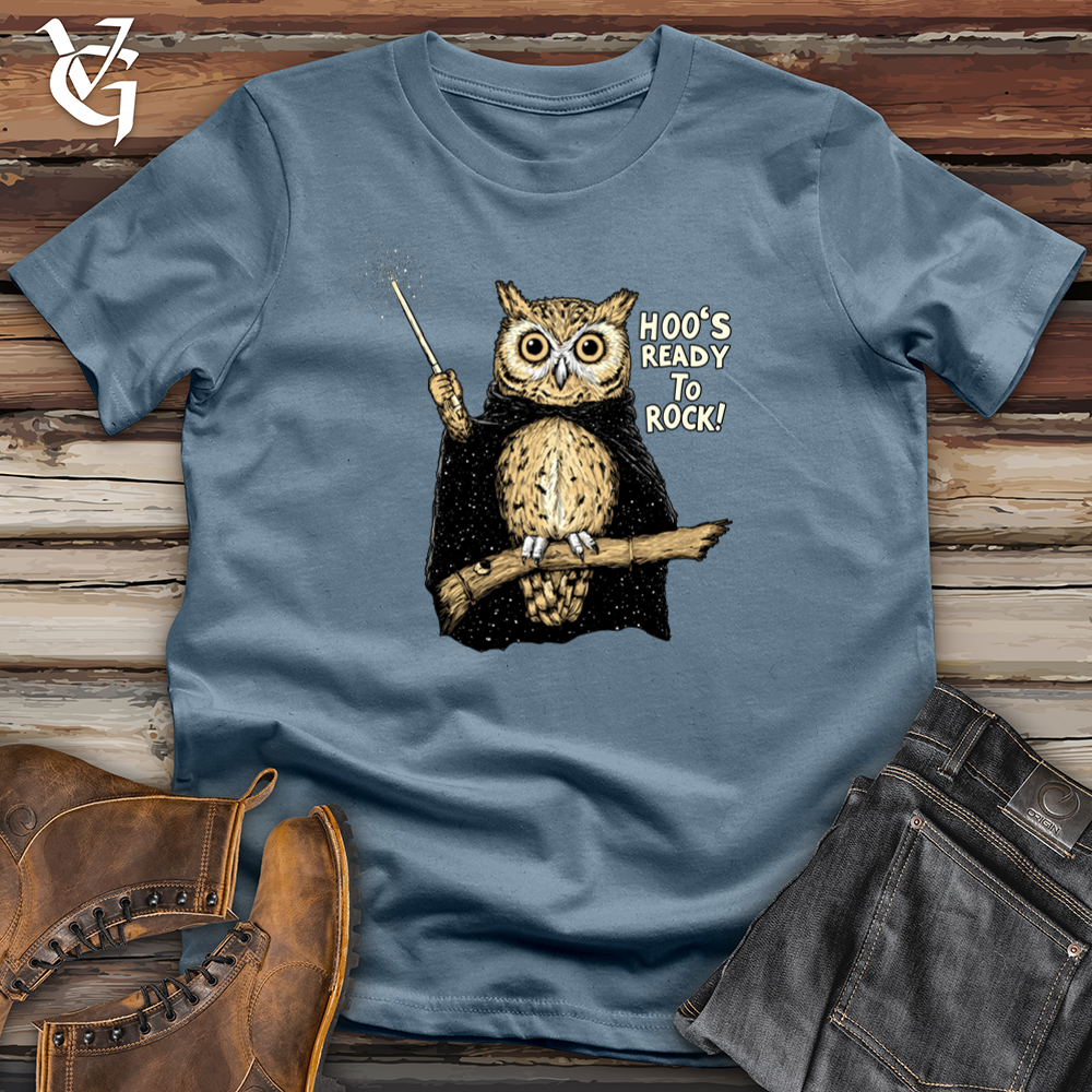Hoo's Ready To Rock Owl Softstyle Tee