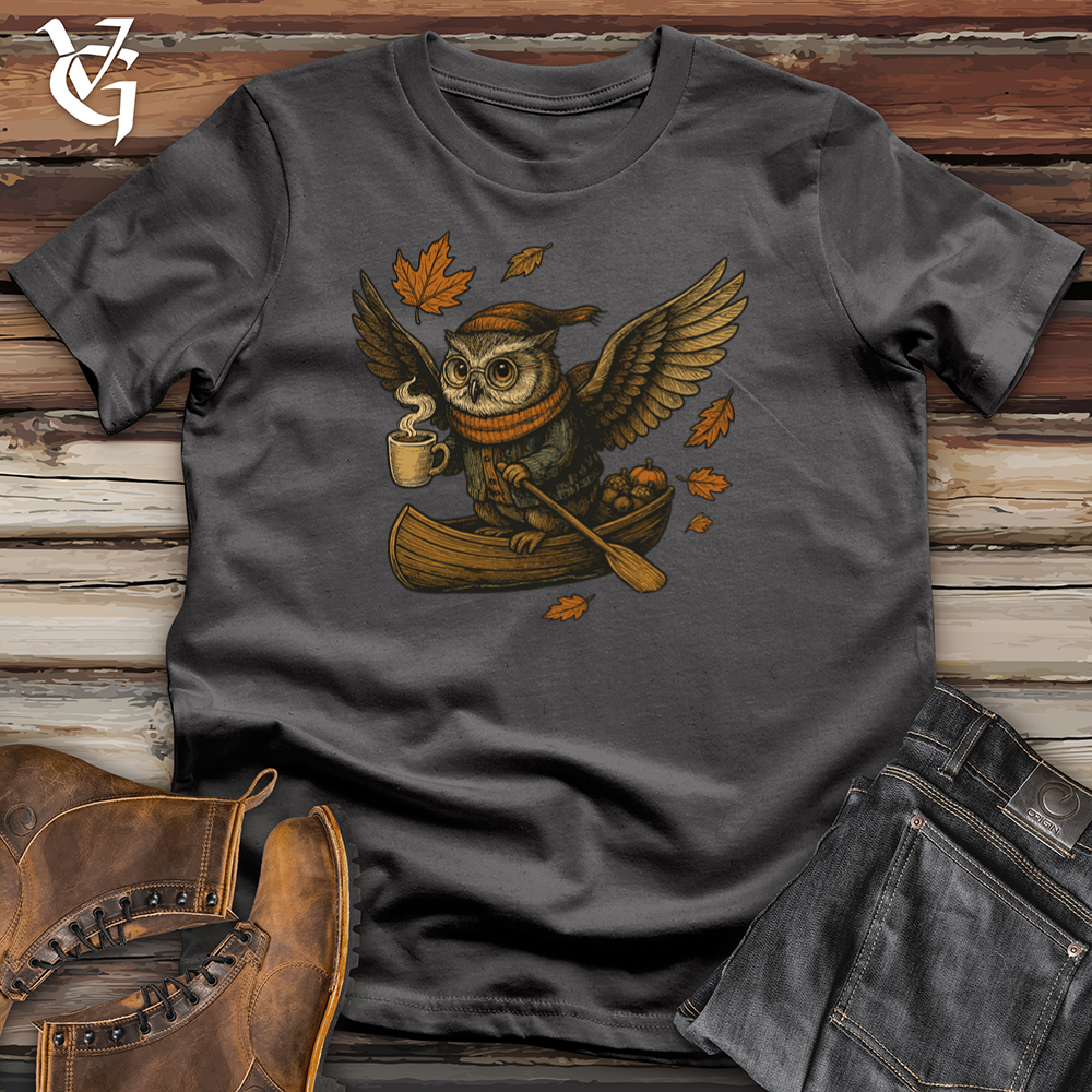 Autumn Owl Canoe Softstyle Tee