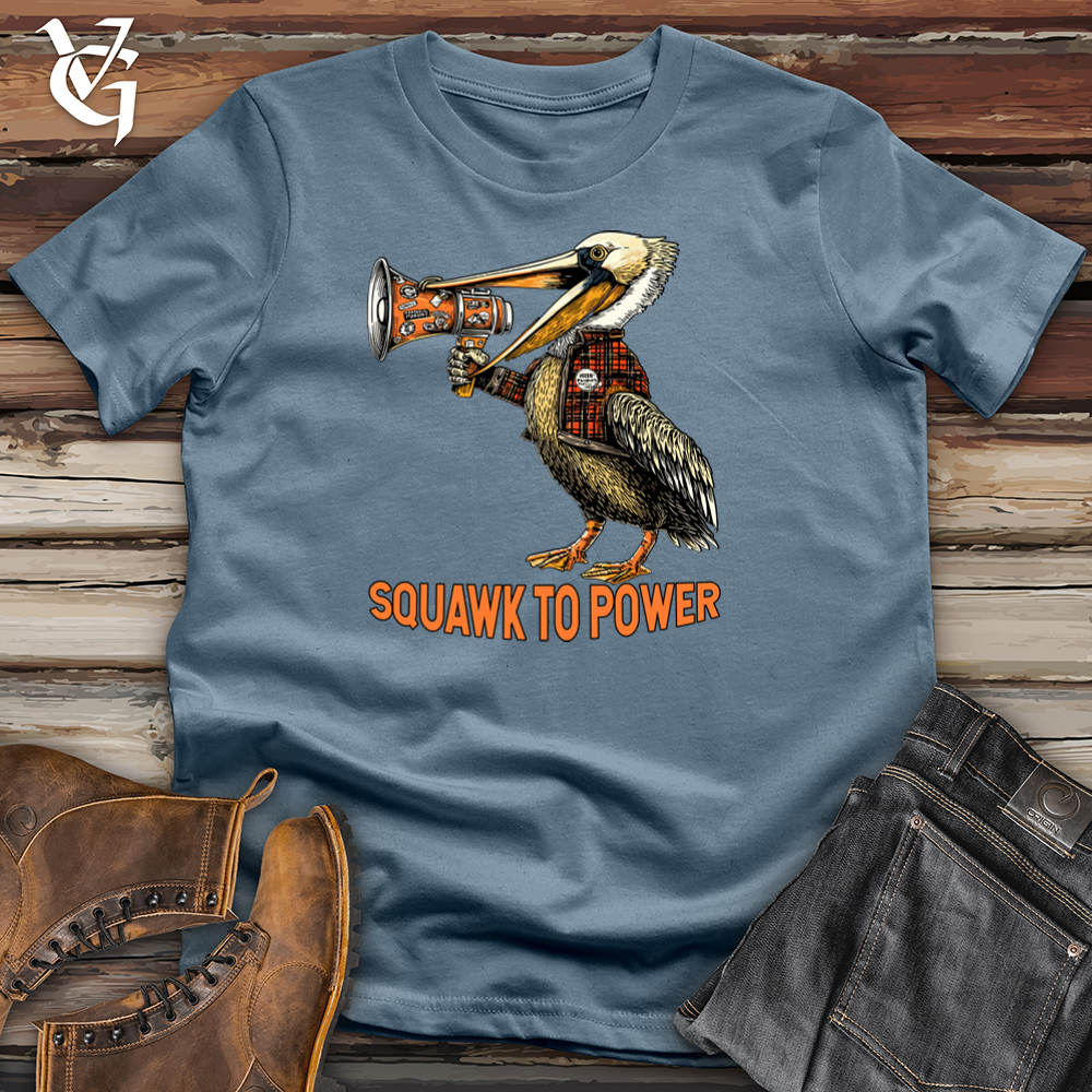 Squawk To Power Pelican Softstyle Tee