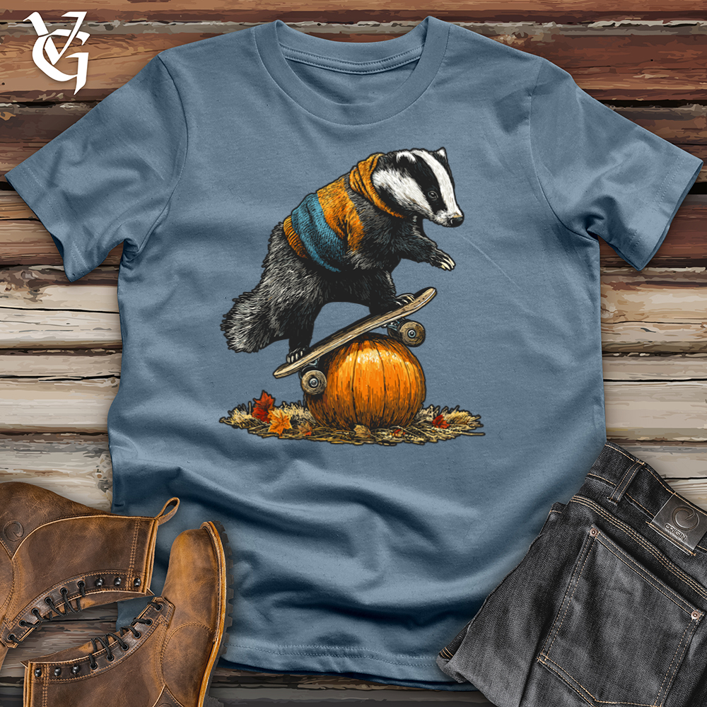 Pumpkin Skateboard Badger Softstyle Tee