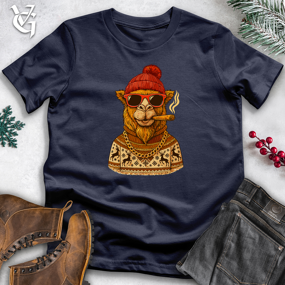 Christmas Llama King Softstyle Tee