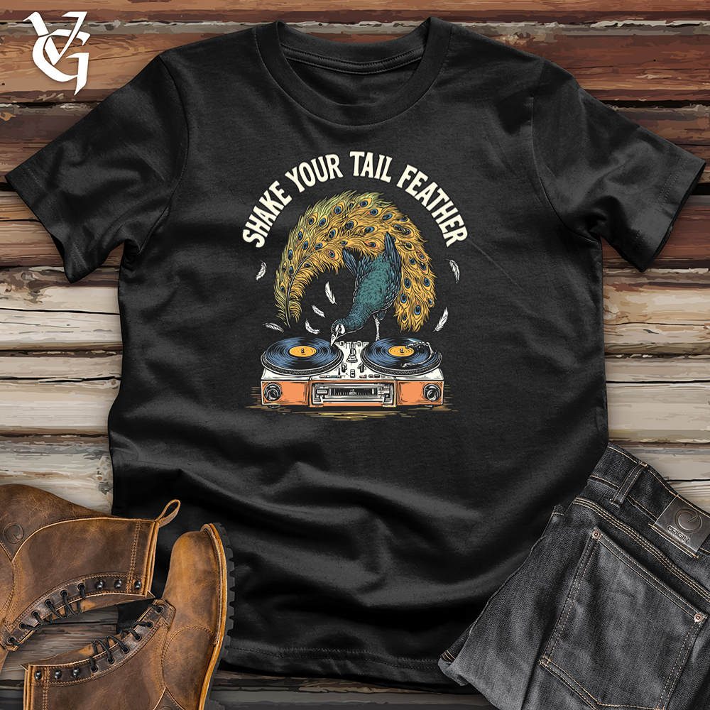 Shake Your Tail Feather Peacock Softstyle Tee