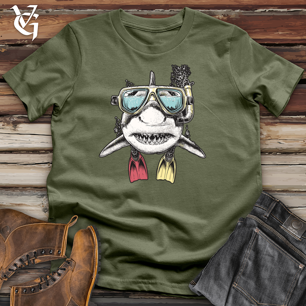 Scuba Shark Softstyle Tee