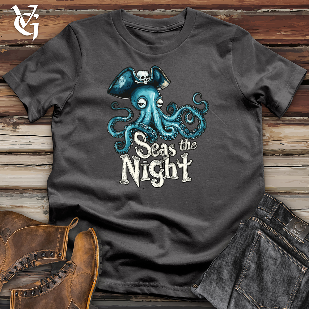 Seas the Night Octopus Softstyle Tee