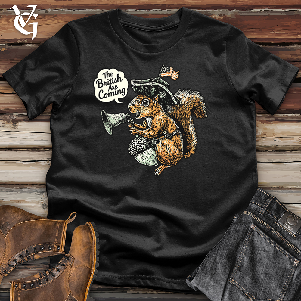British Are Coming Squirrel Softstyle Tee