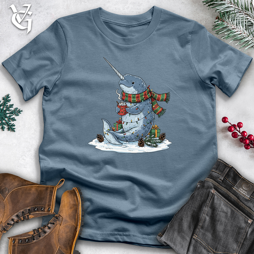 Narwhal With Hot Chocolate Softstyle Tee