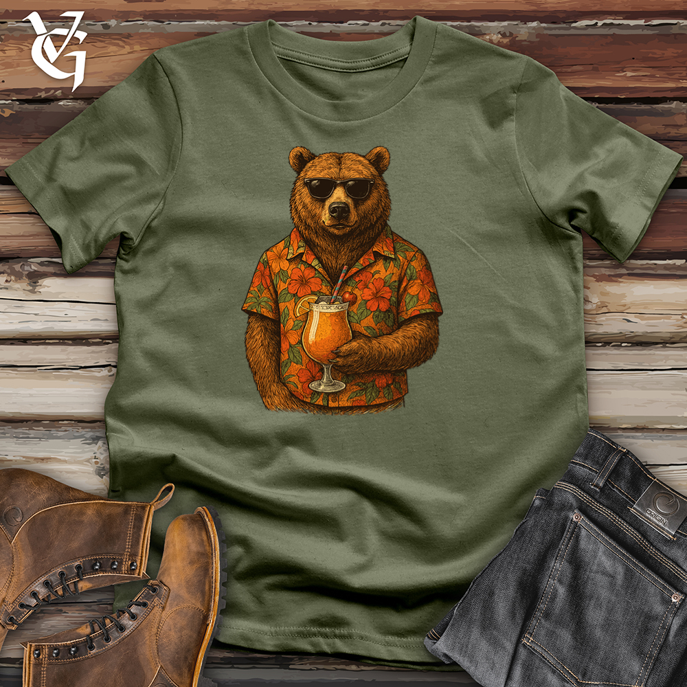 Viking Goods Bear Tee Military Green / L