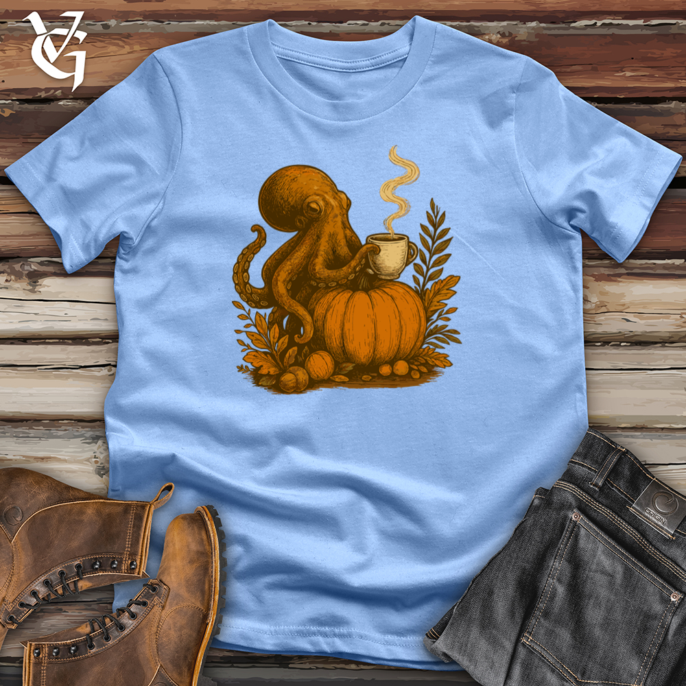 Octopus Pumpkin Spice Harvest Softstyle Tee