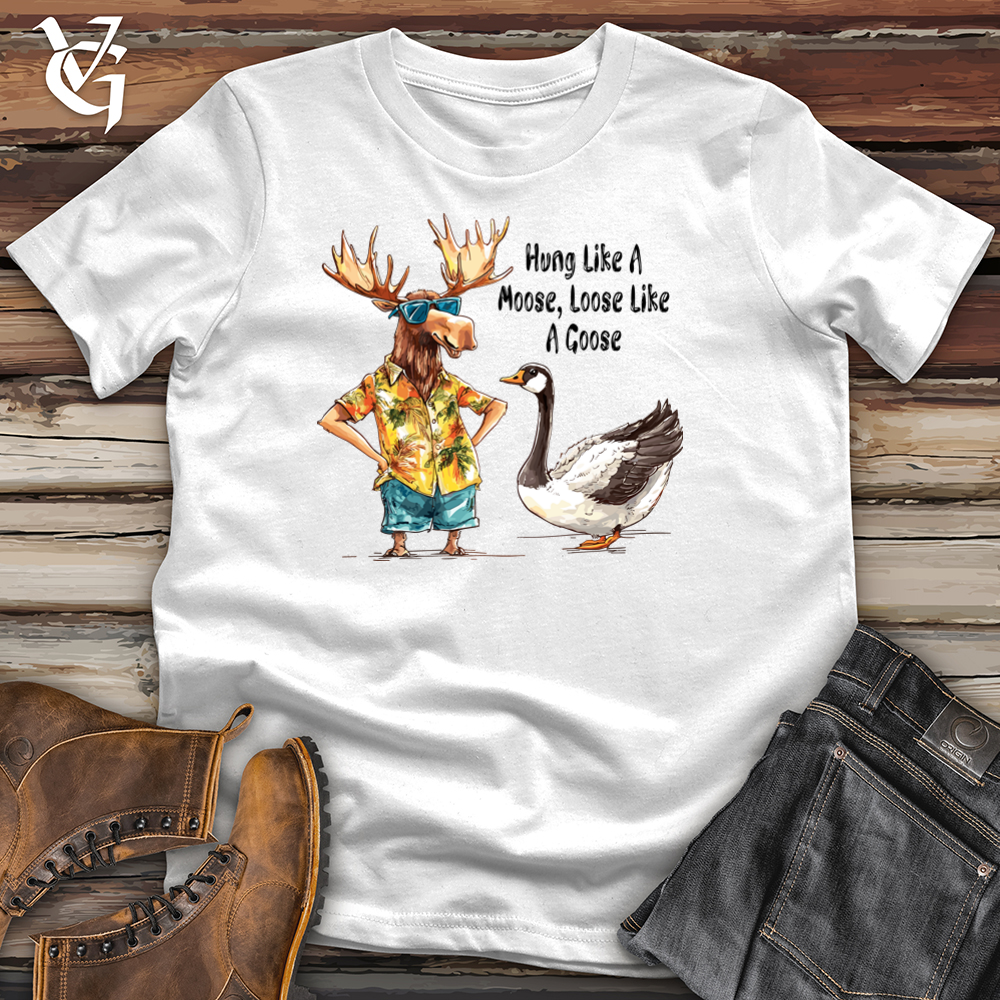 Hung Like A Moose Loose Like A Goose Softstyle Tee