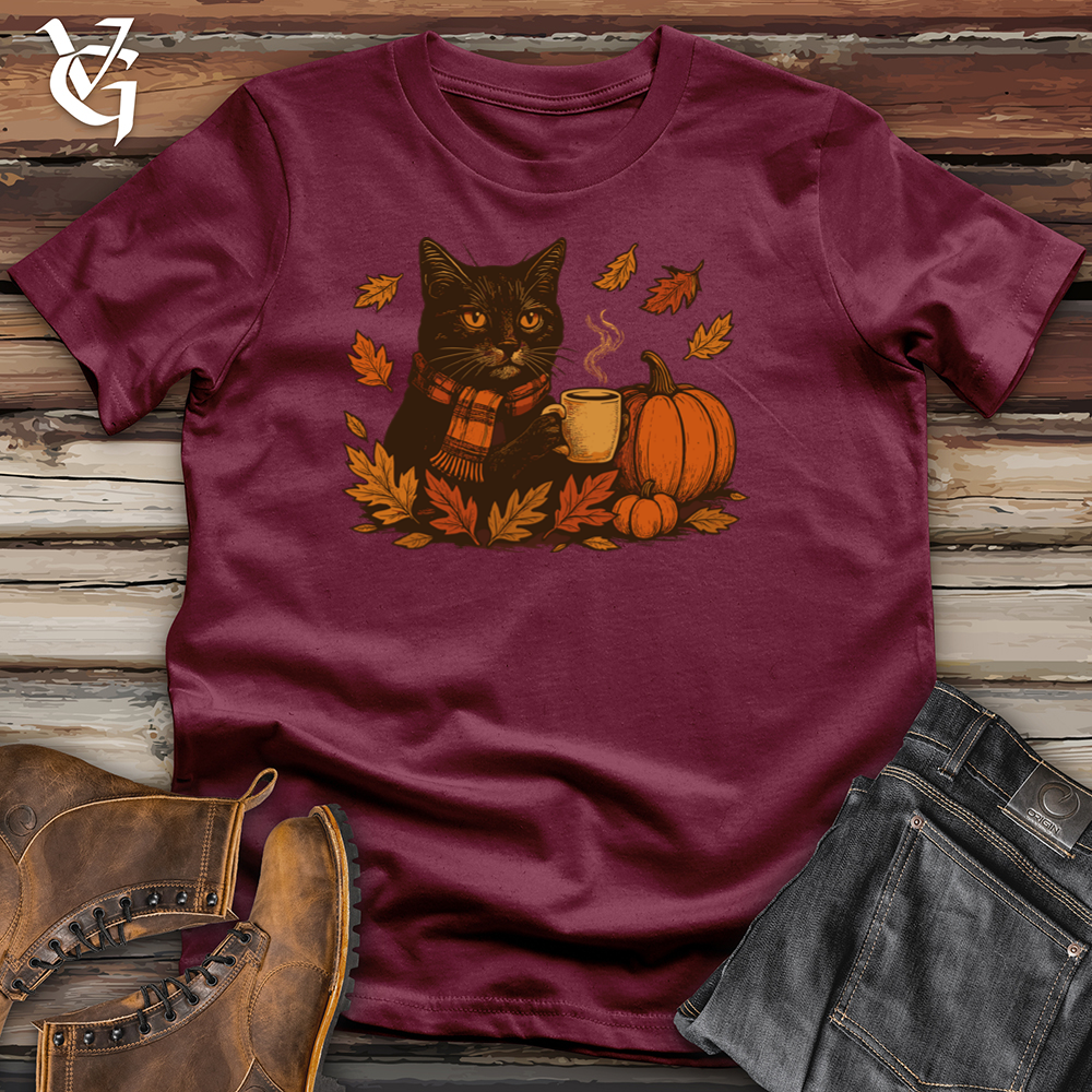 Black Cat Fall Softstyle Tee
