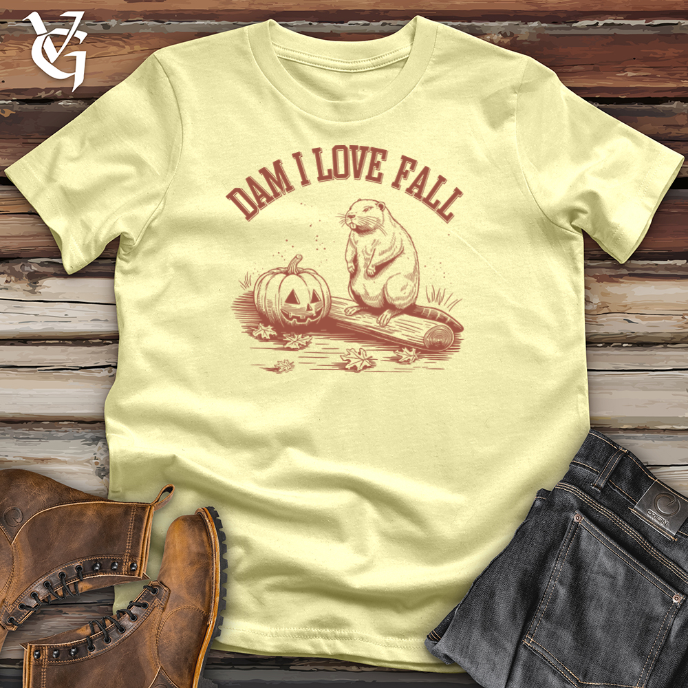 Dam I Love Fall Beaver Softstyle Tee