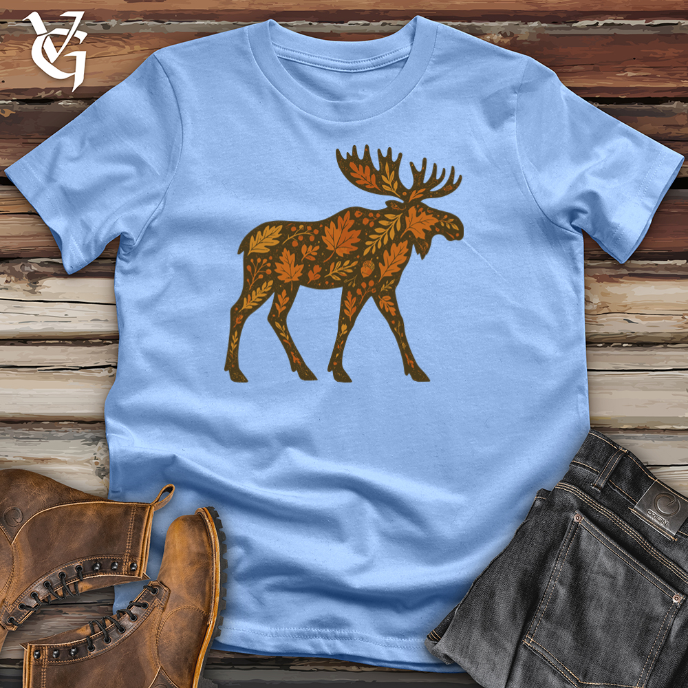 Autumn Pattern Moose Softstyle Tee