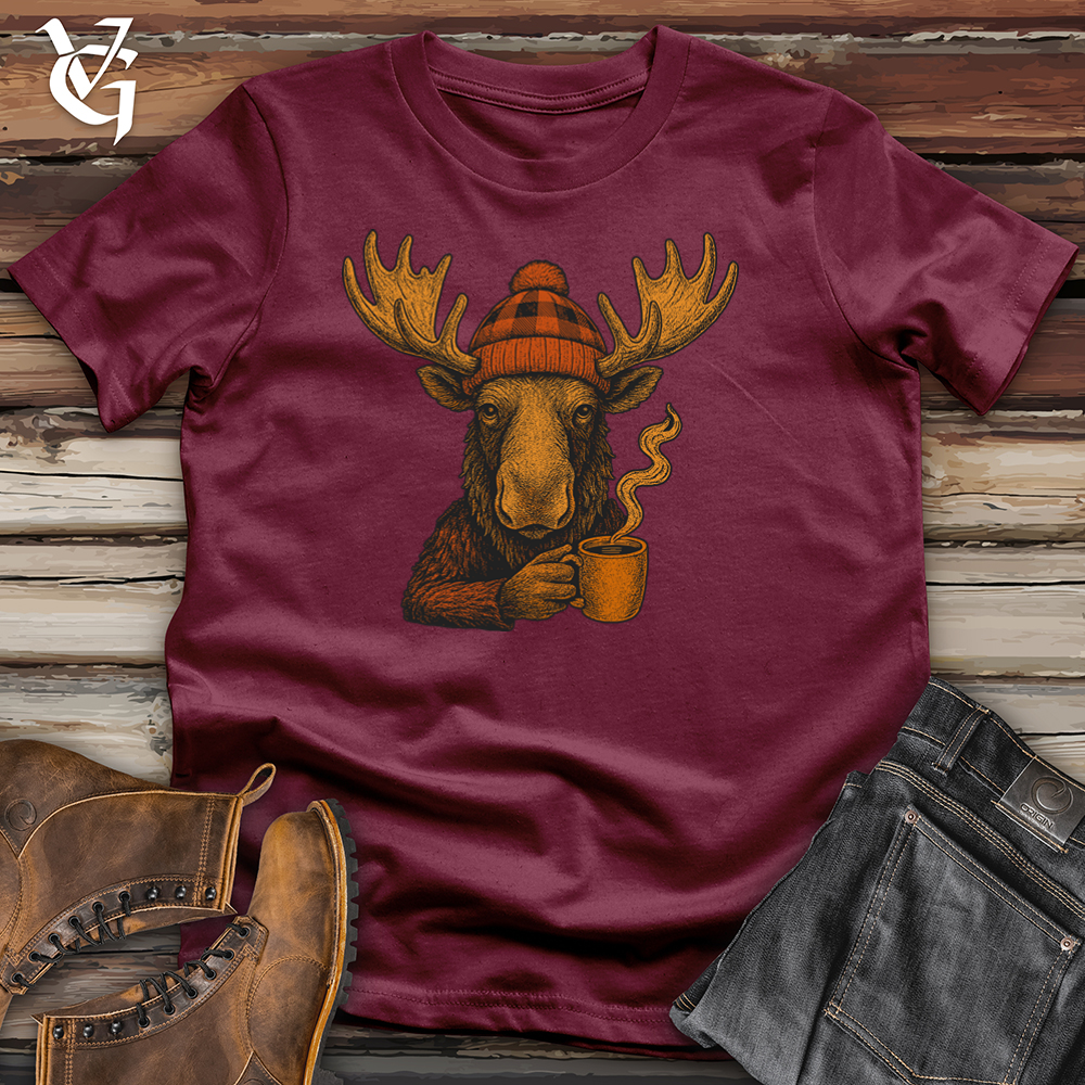 Autumn Moose Beanie Softstyle Tee
