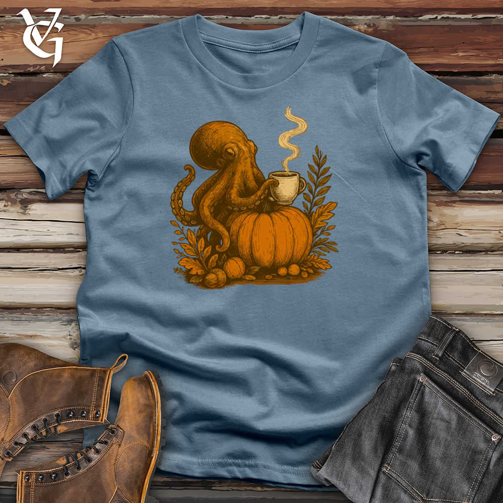 Octopus Pumpkin Spice Harvest Softstyle Tee
