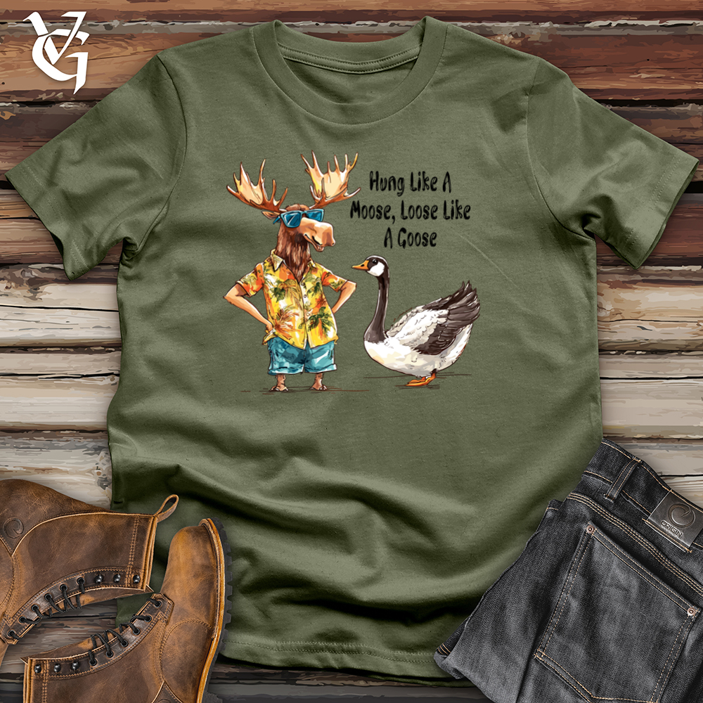 Hung Like A Moose Loose Like A Goose Softstyle Tee