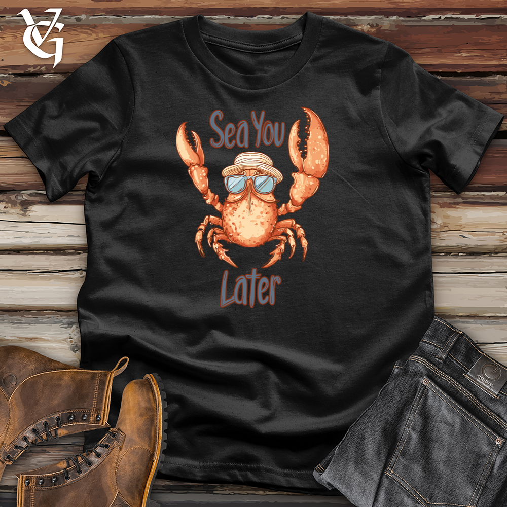 Sea You Later Crab Softstyle Tee