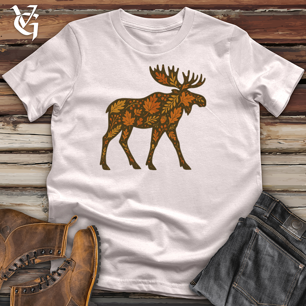 Autumn Pattern Moose Softstyle Tee