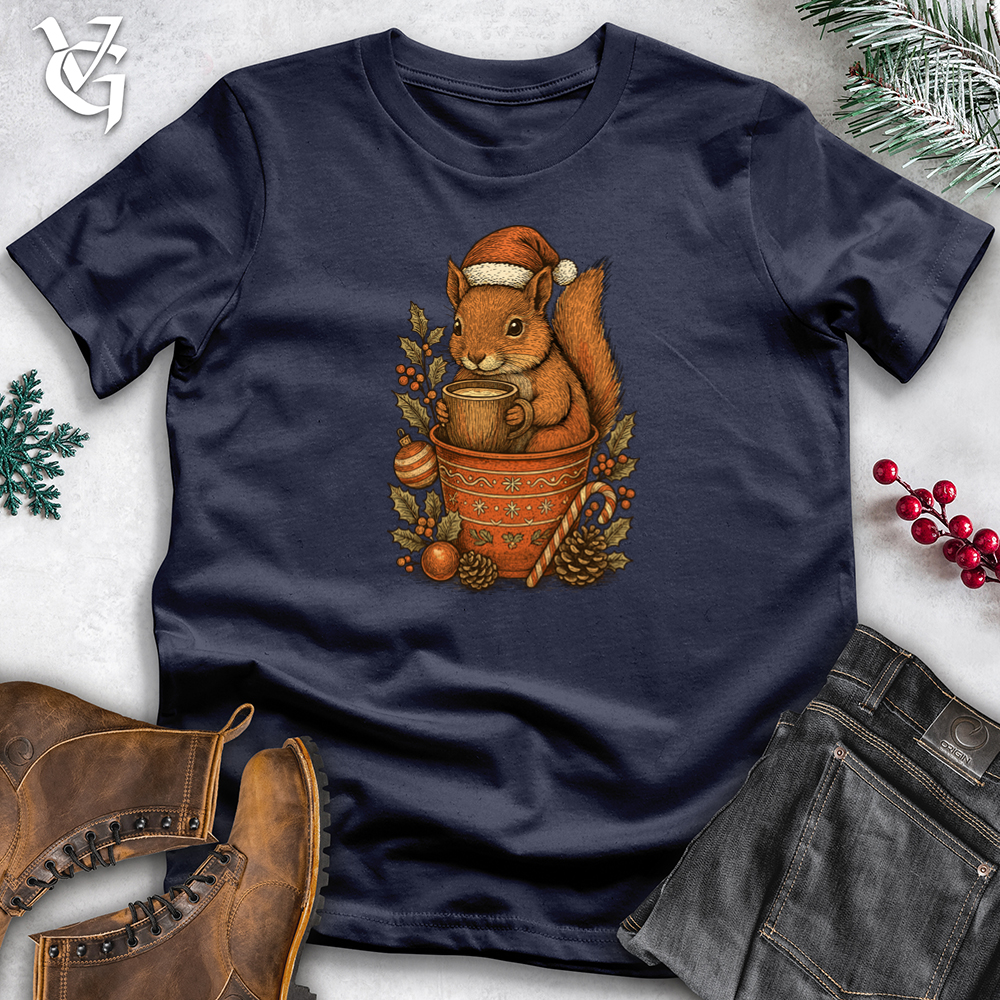 Cozy Christmas Squirrel Tee
