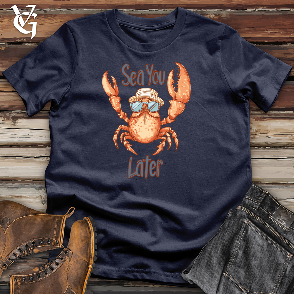 Sea You Later Crab Softstyle Tee