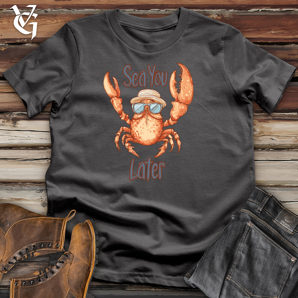 Sea You Later Crab Softstyle Tee