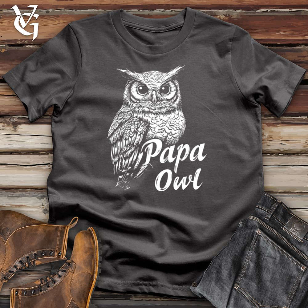Papa Owl Softstyle Tee