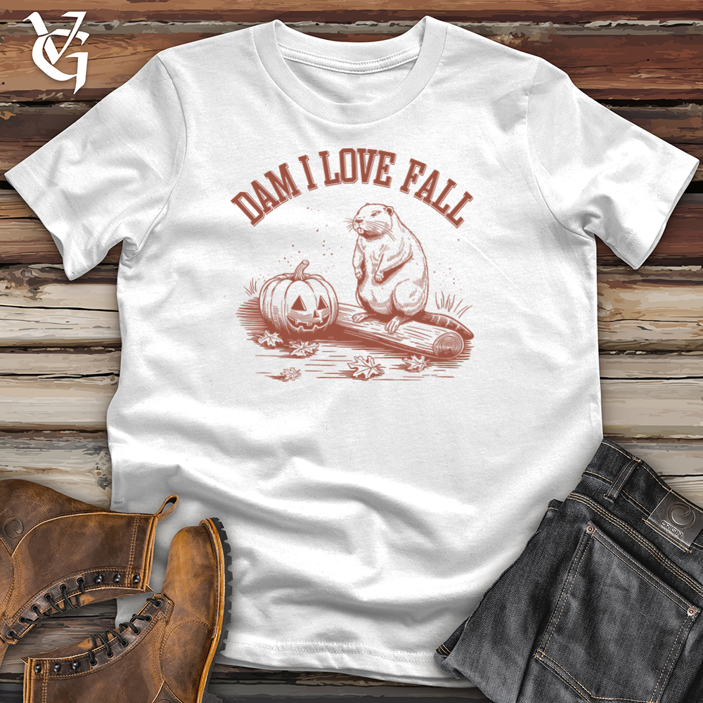 Dam I Love Fall Beaver Softstyle Tee