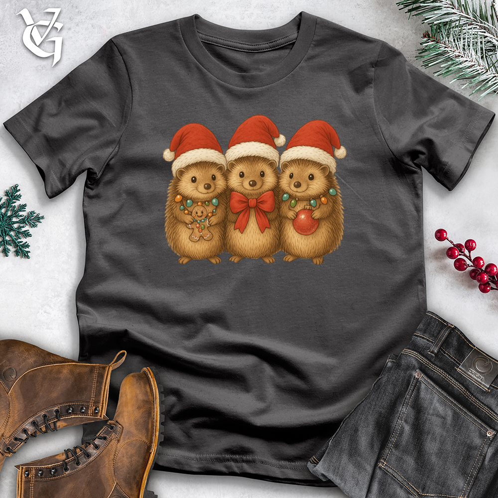 Holly Jolly Hedgehogs Softstyle Tee