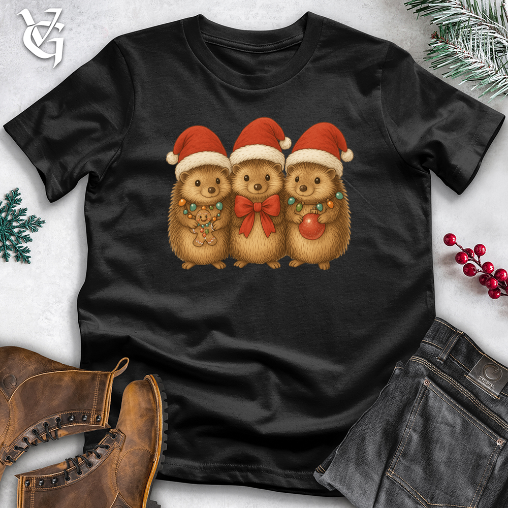 Holly Jolly Hedgehogs Softstyle Tee