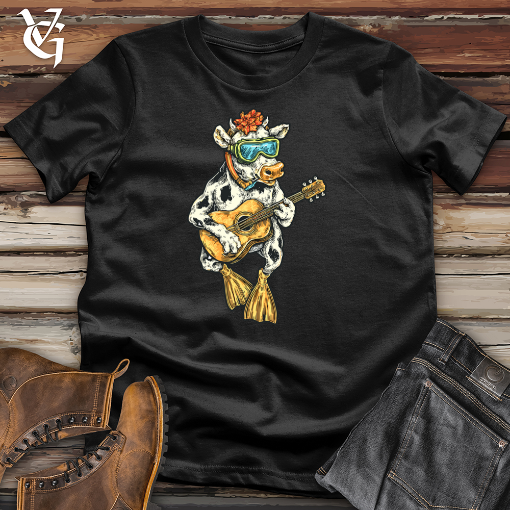 Cow Coral Serenade Softstyle Tee