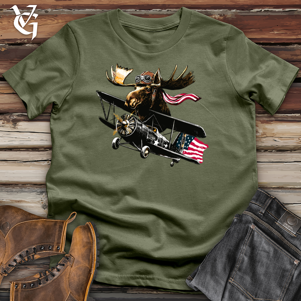 Merica Moose Flight Softstyle Tee