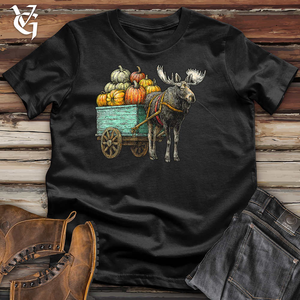 Moose Pumpkin Delivery Softstyle Tee