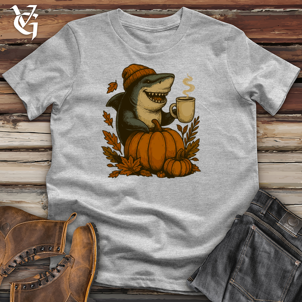 Shark Pumpkin Harvest Softstyle Tee