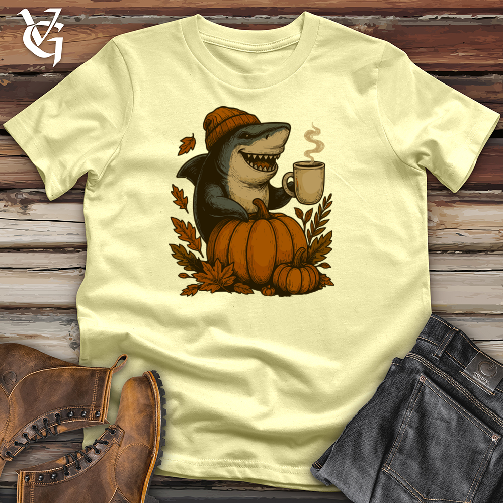 Shark Pumpkin Harvest Softstyle Tee