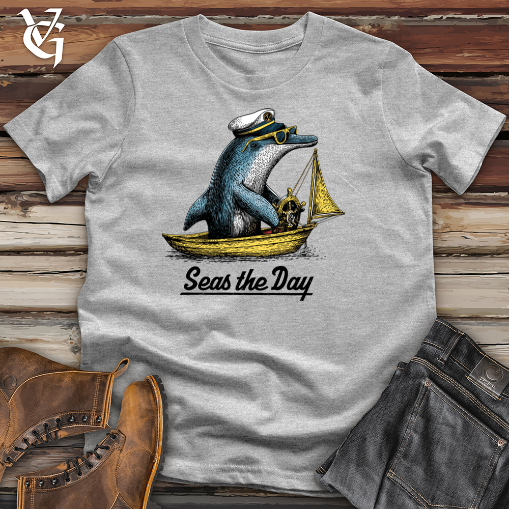 Seas the Day Whale Softstyle Tee