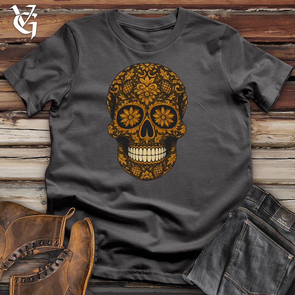 Autumn Mandala Skull Softstyle Tee