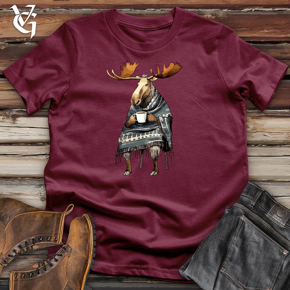 Coffee Drinking Moose Tee