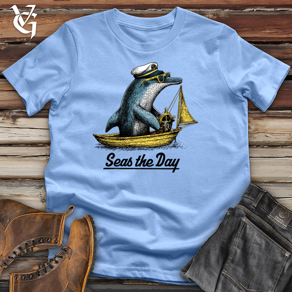 Seas the Day Whale Softstyle Tee