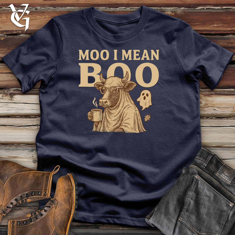 Moo Boo Cow Ghost Softstyle Tee