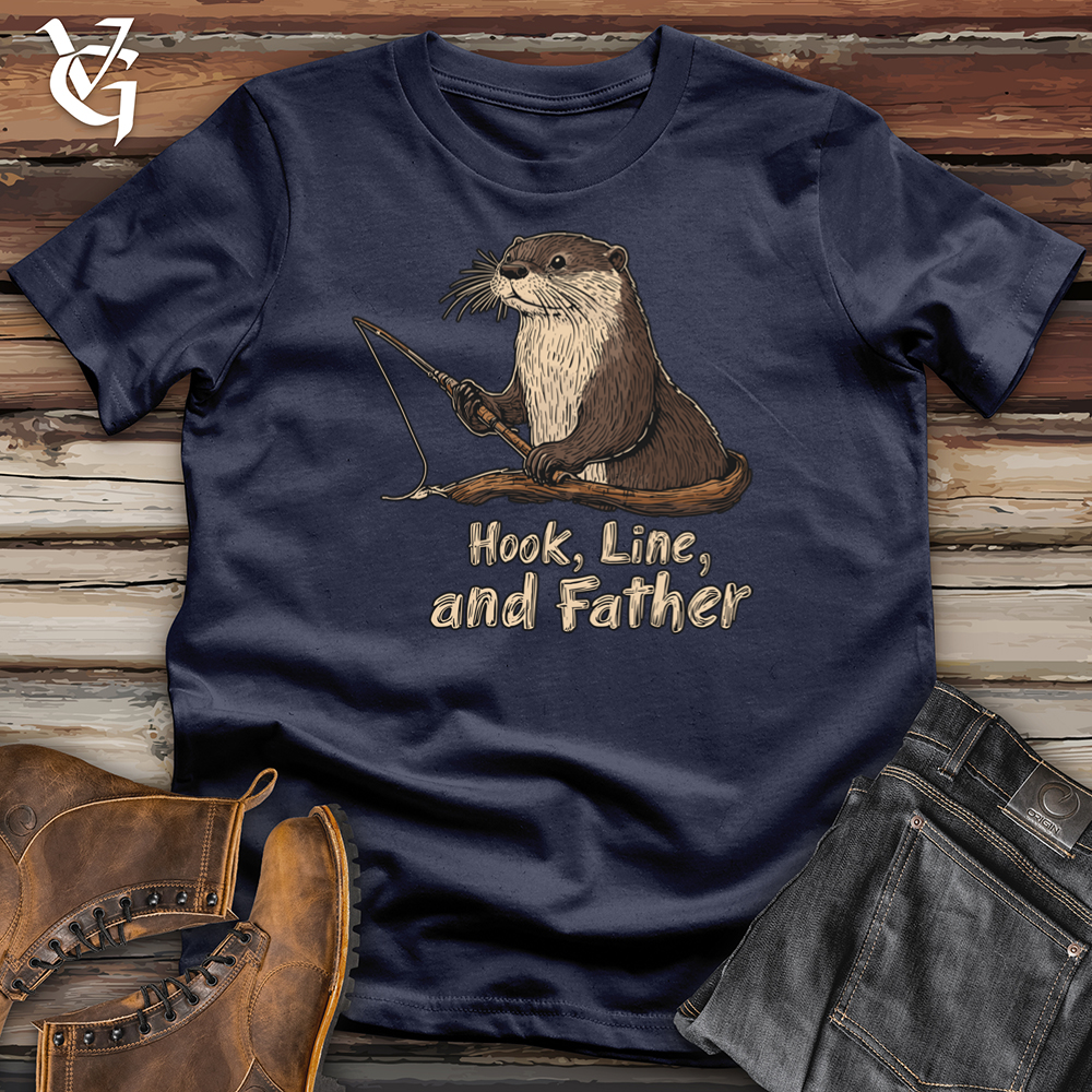 Hook Line and Father Otter Softstyle Tee