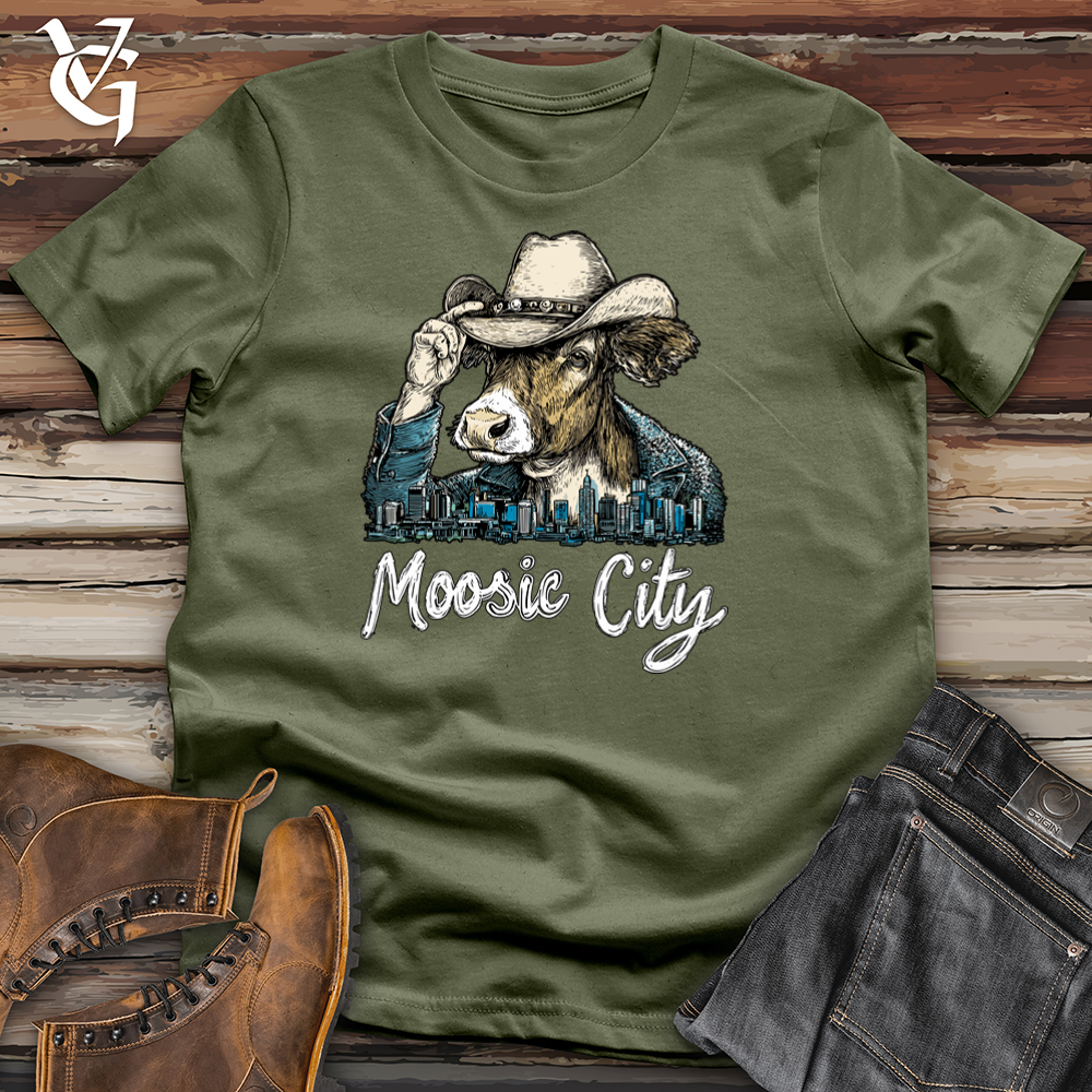 Moosic City Cow Softstyle Tee