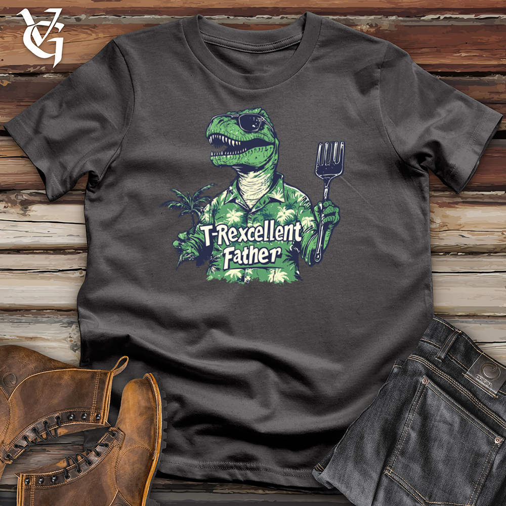 T-Rexcellent Father Softstyle Tee