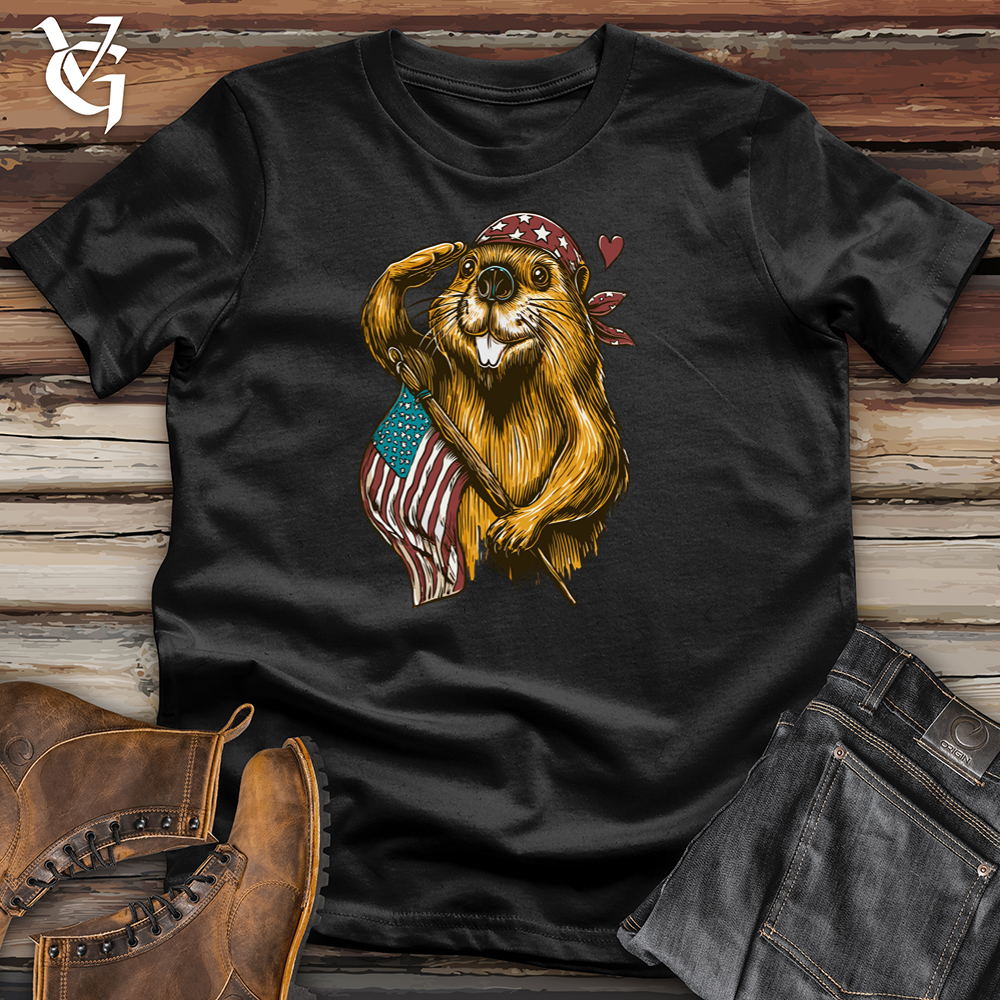 Brave Beaver Saluting Softstyle Tee
