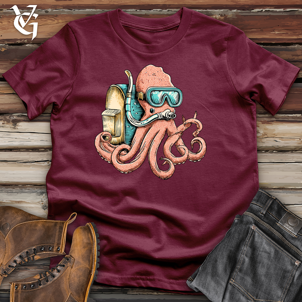 Scuba Octopus Softstyle Tee
