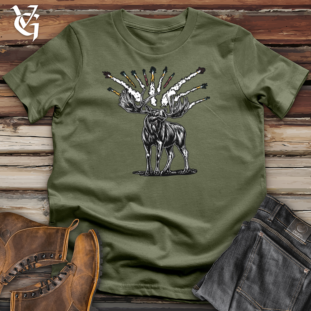 Moose Firework Show Softstyle Tee