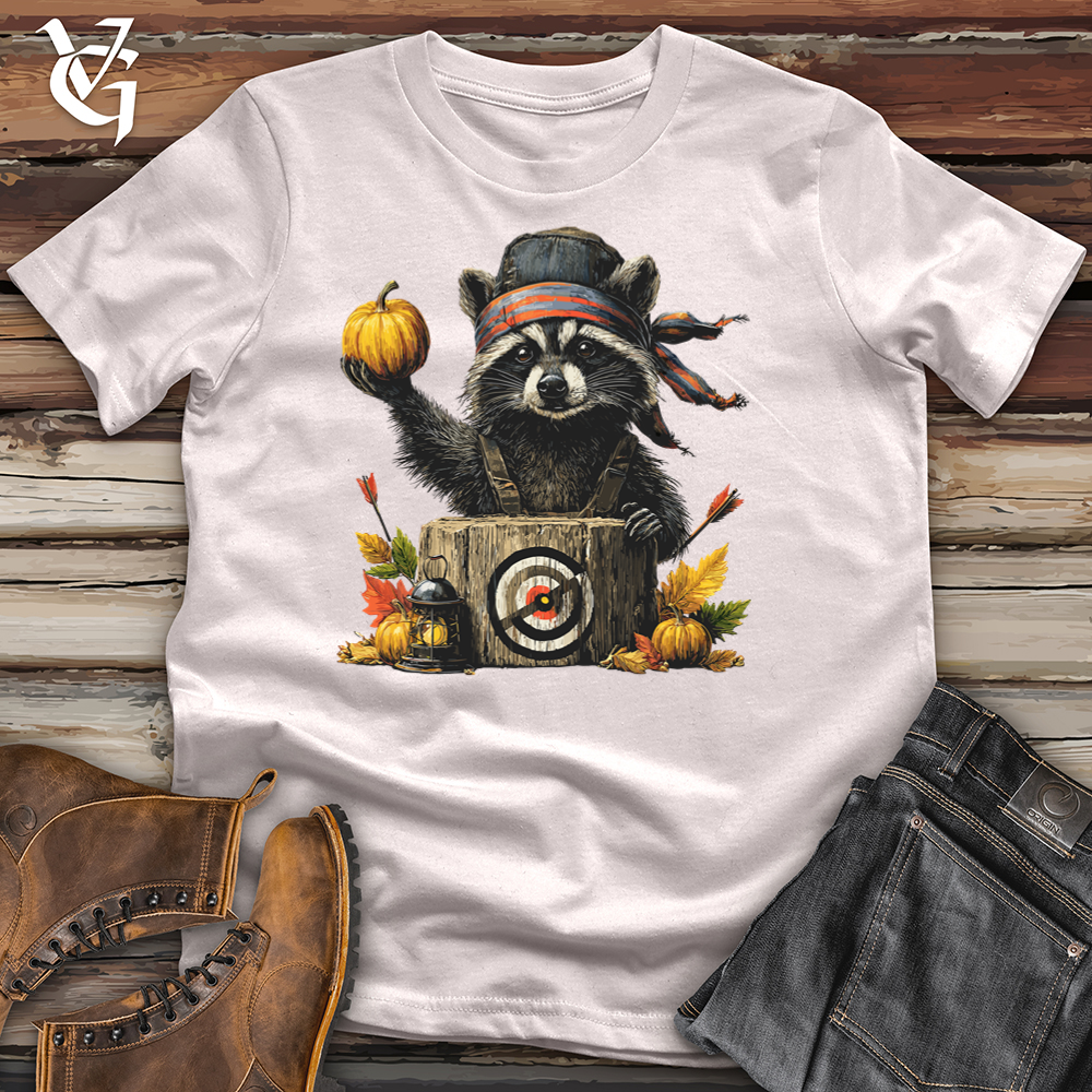Raccoon Pumpkin Target Softstyle Tee