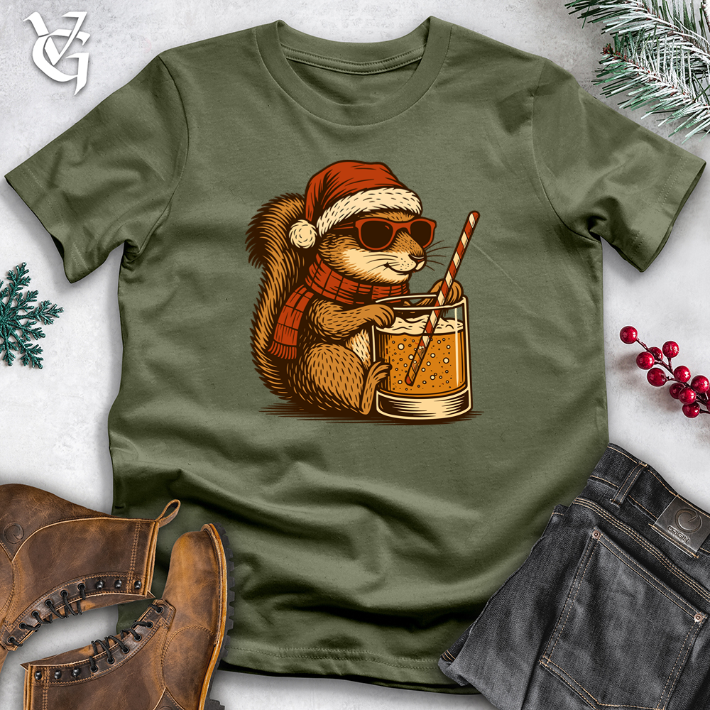Christmas Thirsty Squirrel Tee