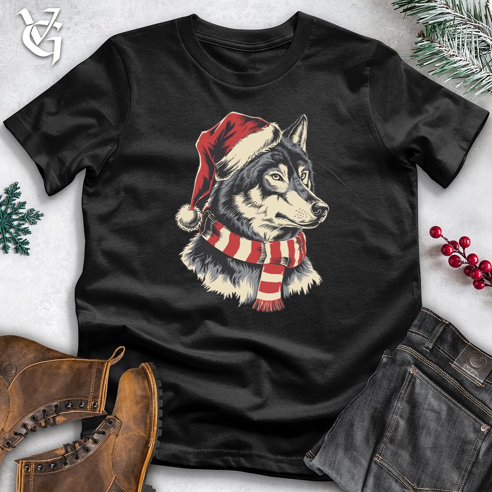 Husky With Scarf Softstyle Tee