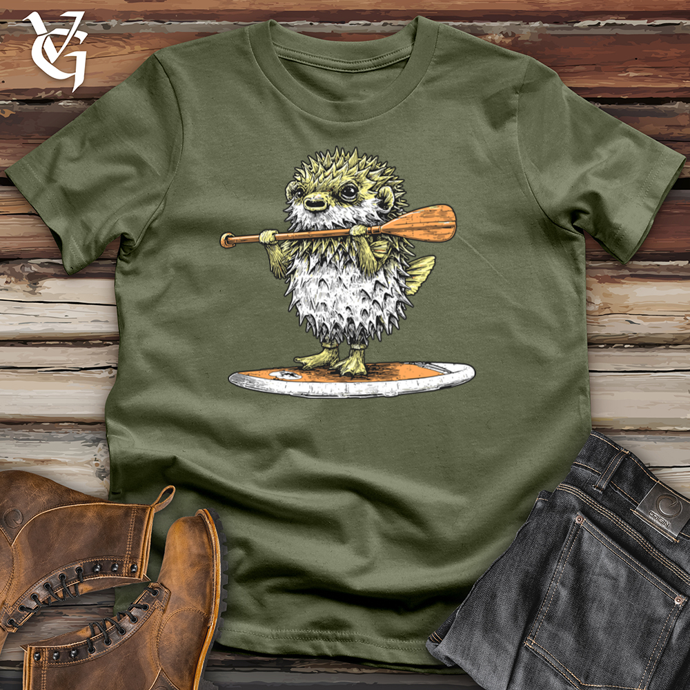 Pufferfish Paddle Board Softstyle Tee